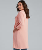 Pretty And Polished Long Line Blazer helps create the best summer outfit for a look that slays at any event or occasion!