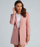 Nine-To-Five Puff Shoulder Long Line Blazer helps create the best summer outfit for a look that slays at any event or occasion!