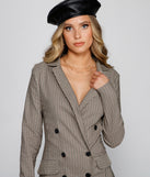 A Classic Moment Long Plaid Blazer helps create the best summer outfit for a look that slays at any event or occasion!