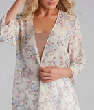 Blossom With Beauty Floral Chiffon Kimono is a trendy pick to create 2023 festival outfits, festival dresses, outfits for concerts or raves, and complete your best party outfits!