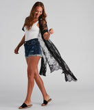 Live In Lace Kimono Duster is a trendy pick to create 2023 festival outfits, festival dresses, outfits for concerts or raves, and complete your best party outfits!