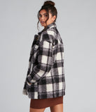 Cozy Layers Plaid Sherpa Shacket helps create the best summer outfit for a look that slays at any event or occasion!