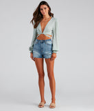 With fun and flirty details, Sunset Chaser Tie-Front Top shows off your unique style for a trendy outfit for the summer season!
