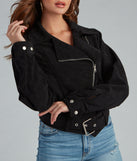 Biker Girl Moment Corduroy Jacket helps create the best summer outfit for a look that slays at any event or occasion!
