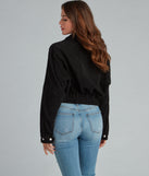 Biker Girl Moment Corduroy Jacket helps create the best summer outfit for a look that slays at any event or occasion!