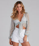 With fun and flirty details, Where You'll Bloom Tie-Front Top shows off your unique style for a trendy outfit for the summer season!