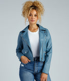 Major Edge Faux Leather Moto Jacket helps create the best summer outfit for a look that slays at any event or occasion!