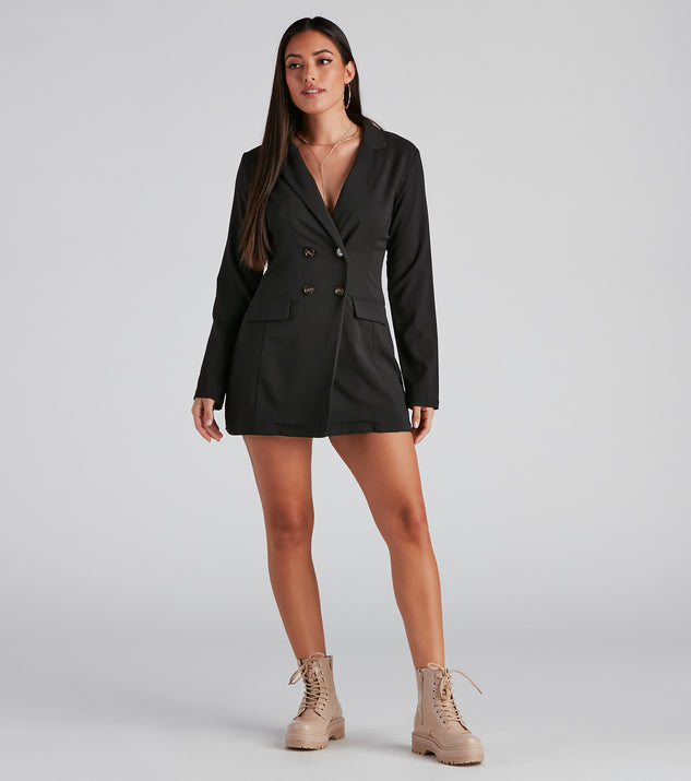 Classic Silhouette Buttoned Blazer helps create the best summer outfit for a look that slays at any event or occasion!