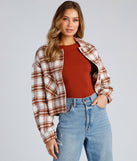Trendy Layers Flannel Shacket is a trendy pick to create 2023 festival outfits, festival dresses, outfits for concerts or raves, and complete your best party outfits!