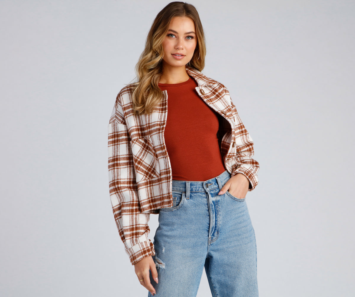 Trendy Layers Flannel Shacket