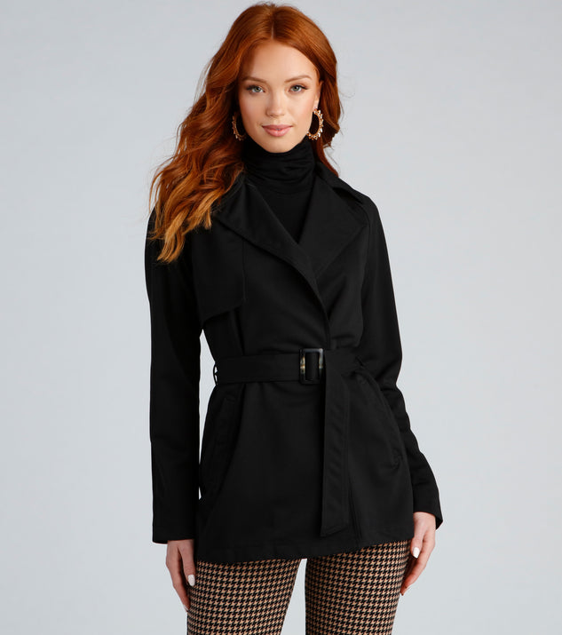 Timelessly Chic Belted Trench Coat helps create the best summer outfit for a look that slays at any event or occasion!