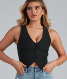 Best Investment Cut Out Vest is a trendy pick to create 2023 festival outfits, festival dresses, outfits for concerts or raves, and complete your best party outfits!
