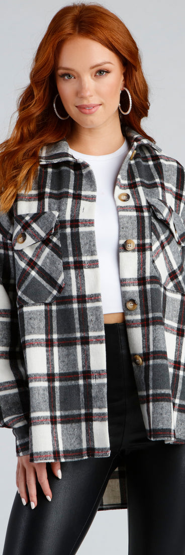 With fun and flirty details, Casual Vibes Only Plaid Shacket shows off your unique style for a trendy outfit for the summer season!