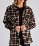 Casual Moment Plaid Shacket for 2023 festival outfits, festival dress, outfits for raves, concert outfits, and/or club outfits
