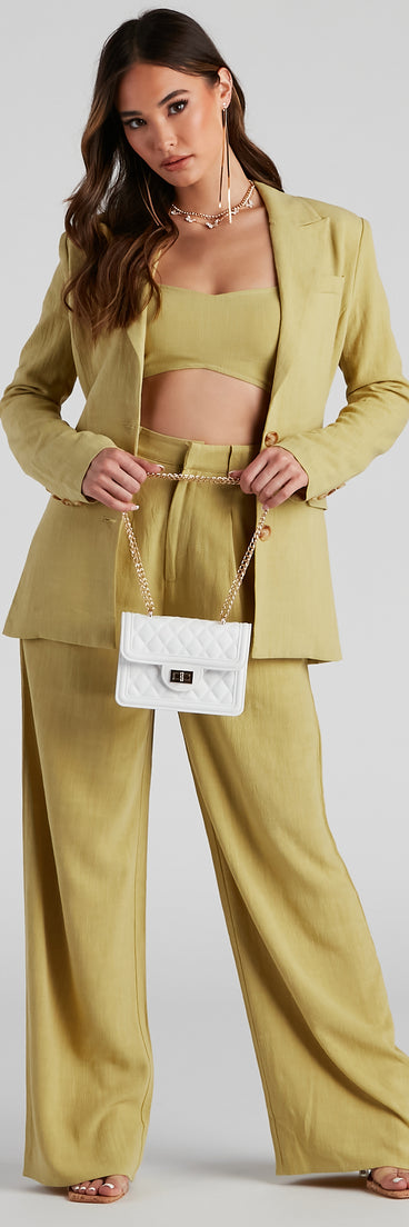 On The Move Linen Woven Blazer helps create the best summer outfit for a look that slays at any event or occasion!