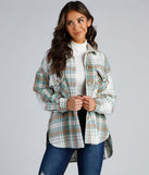 Keeping Knit Casual Plaid Shacket helps create the best summer outfit for a look that slays at any event or occasion!