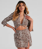 With fun and flirty details, Trendy Babe Tie-Front Crop Top shows off your unique style for a trendy outfit for the summer season!
