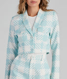 That Preppy Vibe Houndstooth Blazer helps create the best summer outfit for a look that slays at any event or occasion!
