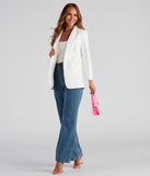 On My Way Classic Oversized Blazer helps create the best summer outfit for a look that slays at any event or occasion!