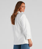 On My Way Classic Oversized Blazer helps create the best summer outfit for a look that slays at any event or occasion!