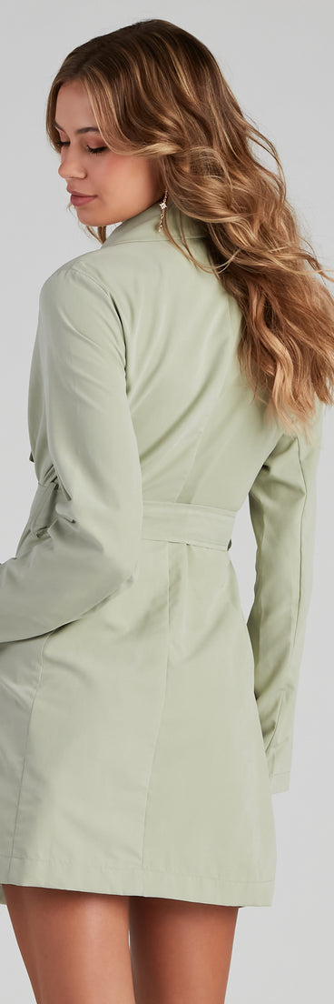 Handle It Draped Trench Coat helps create the best summer outfit for a look that slays at any event or occasion!