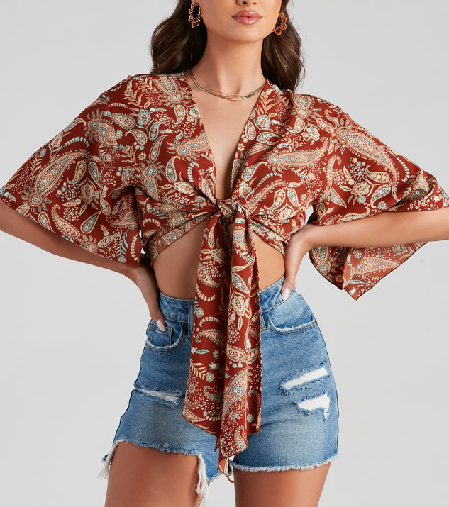 売れ筋商品|||ジェイエムコレクション カットソー トップス レディース Plus Size Printed Tie Split Neck Top, Exclusively at Macy's Magnolia Blossom Combo JM Collection Women's Printed Scoop-Neck Short Sleeve Top