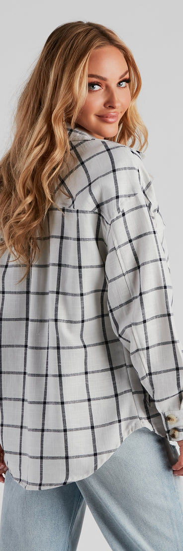 With fun and flirty details, Chill Moment Plaid Shacket shows off your unique style for a trendy outfit for the summer season!
