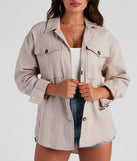 Cool Layers Woven Oversized Shacket helps create the best summer outfit for a look that slays at any event or occasion!