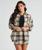 You’ll look stunning in the Forever In Plaid Woven Shacket when paired with its matching separate to create a glam clothing set perfect for parties, date nights, concert outfits, back-to-school attire, or for any summer event!