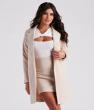 Valley Girl Faux Suede Long Blazer helps create the best summer outfit for a look that slays at any event or occasion!