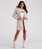 Valley Girl Faux Suede Long Blazer helps create the best summer outfit for a look that slays at any event or occasion!