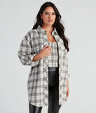 You’ll look stunning in the Season Of Flannel Plaid Shacket when paired with its matching separate to create a glam clothing set perfect for parties, date nights, concert outfits, back-to-school attire, or for any summer event!