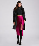 Layered In Luxe Faux Leather Trench Coat helps create the best summer outfit for a look that slays at any event or occasion!