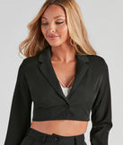 Effortless And Elevated Cropped Blazer helps create the best summer outfit for a look that slays at any event or occasion!