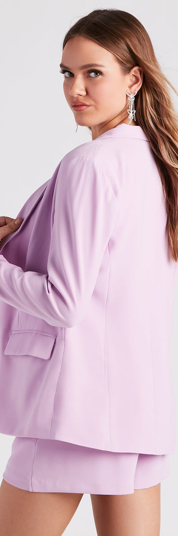 Chic Brunch 'Fit Oversized Blazer helps create the best summer outfit for a look that slays at any event or occasion!