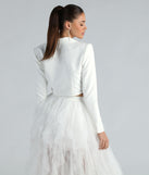 Korrie Formal Woven Crop Blazer