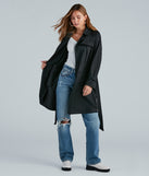 Layer Up Double-Breasted Trench Coat