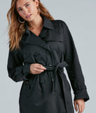 Layer Up Double-Breasted Trench Coat