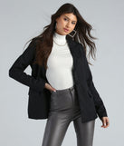 Classy Night Long Sleeve Woven Blazer