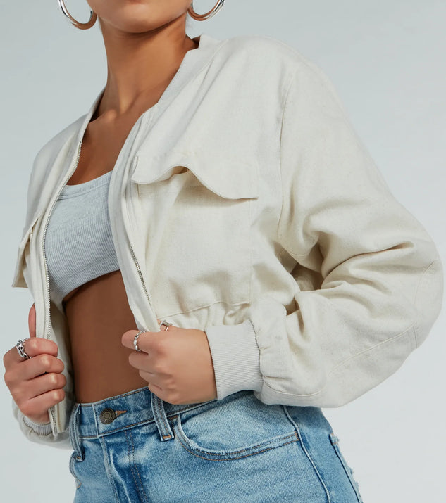 ★E.B.M★ Single tailored crop jacket EMP2WJK040 SILK SINGLE TAILORED CROP JACKET - avouavou 아보아보