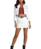 Denim Dreams Cropped Jacket helps create the best summer outfit for a look that slays at any event or occasion!