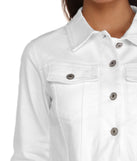 Denim Dreams Cropped Jacket helps create the best summer outfit for a look that slays at any event or occasion!