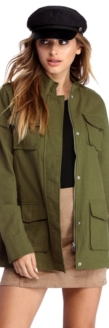 Hidden Snaps Jacket