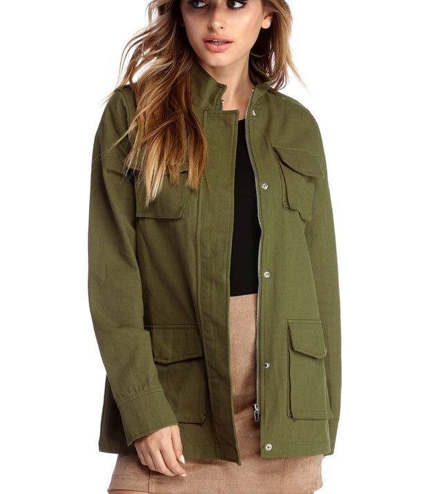 Hidden Snaps Jacket