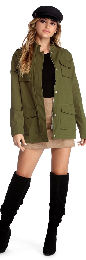 Hidden Snaps Jacket