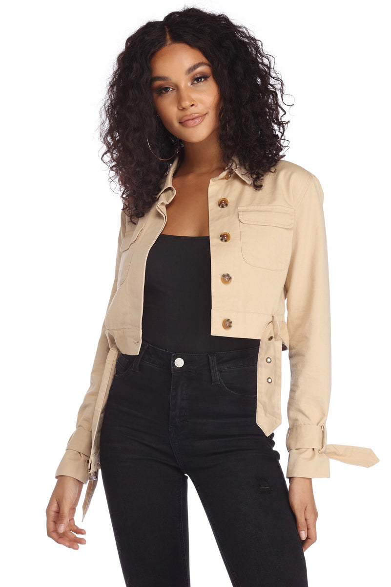 Let's Go Cropped Jacket & Windsor