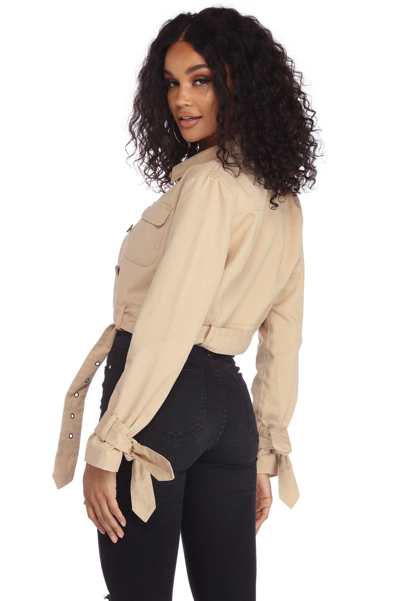 Let's Go Cropped Jacket & Windsor