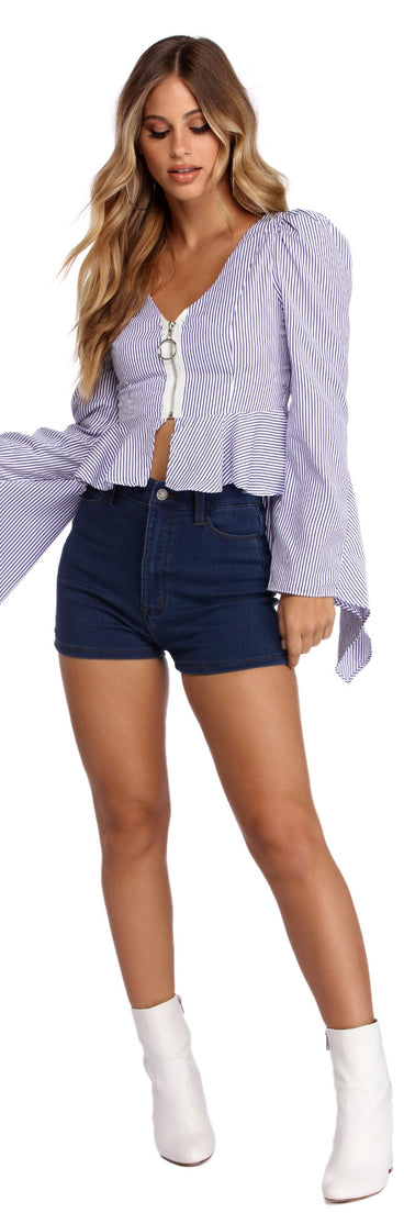 Pep Me Up In Stripes Top