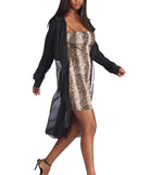 Making Moves Chiffon Duster for 2022 festival outfits, festival dress, outfits for raves, concert outfits, and/or club outfits