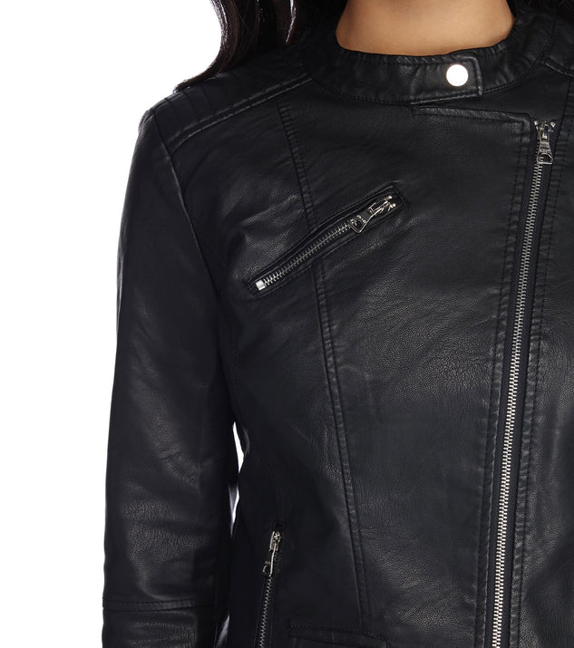 Great at bad decisions leather jacket sale